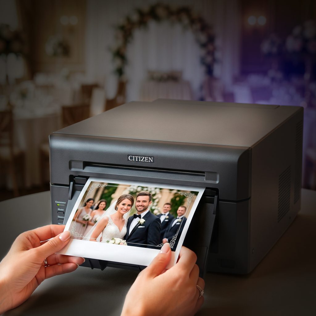 fotografia impressa na hora no casamento